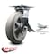 Service Caster 8 Inch Thermoplastic Rubber Caster with Roller Bearing and Brake/Swivel Lock SCC SCC-35S820-TPRRF-SLB-BSL - alternate 5
